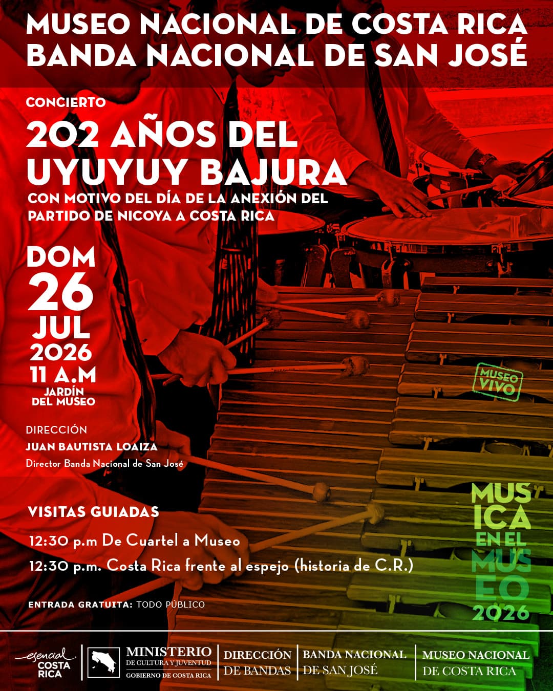 Música en el Museo - CONCIERTO 202 AÑOS DEL UYUYUY BAJURA