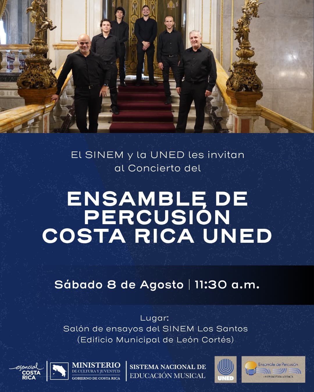 SINEM Los Santos | Concierto Ensamble de Percusión Costa Rica UNED