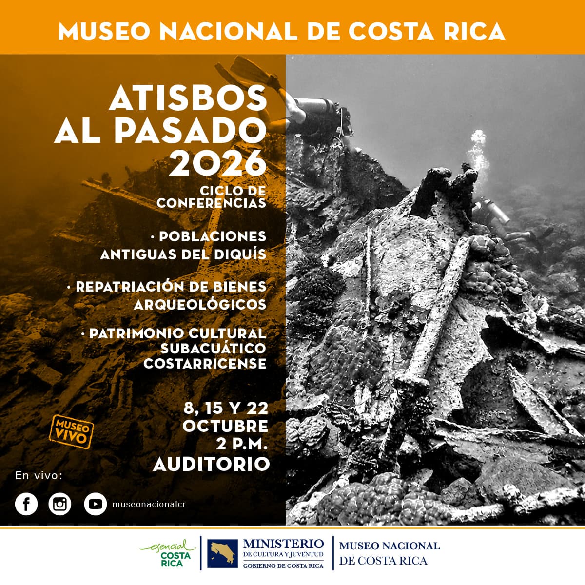 Ciclo de conferencias Atisbos al Pasado - Octubre 2026