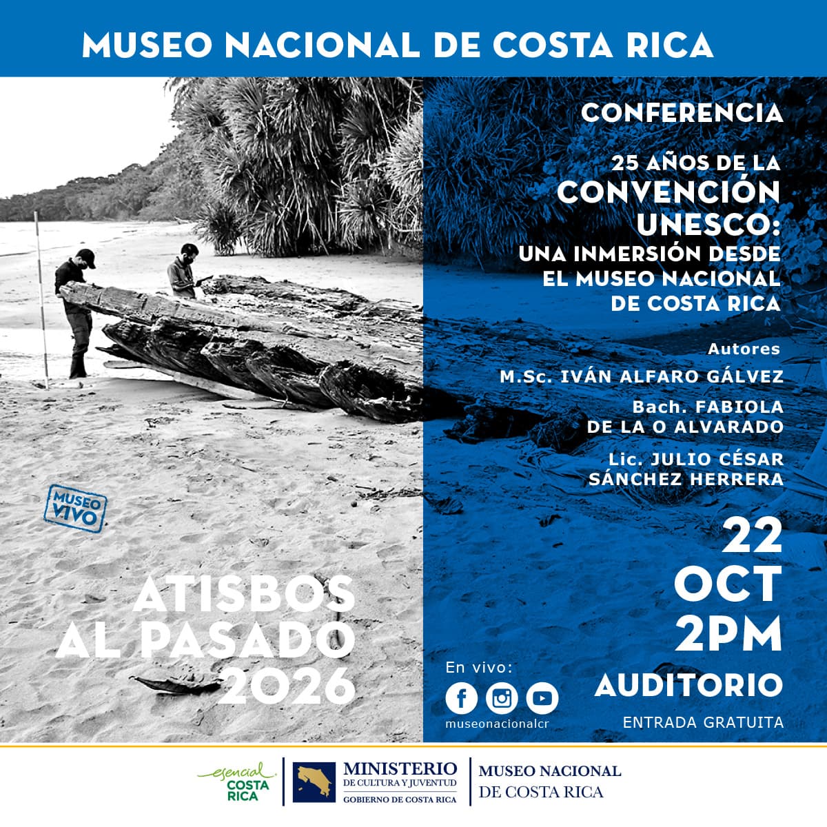 Conferencia: Patrimonio Cultural Subacuático Costarricense