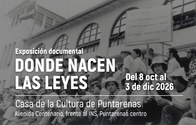 Exposición "Donde nacen las Leyes" en Puntarenas