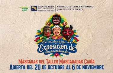 Del taller a la fiesta: Exposición de máscaras tradicionales 