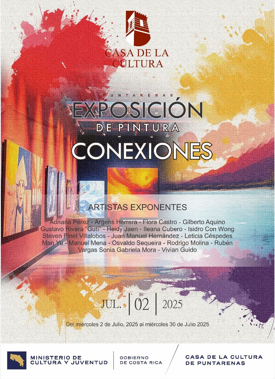 invitación a exposición de Pintura Conexiones