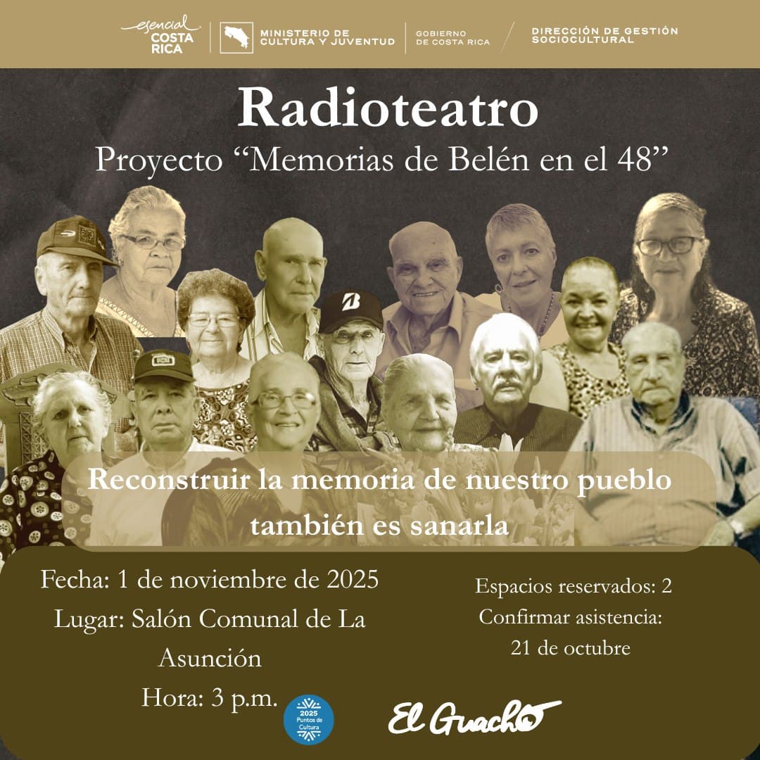 Presentación de radioteatro "Memorias de Belén en el 48"
