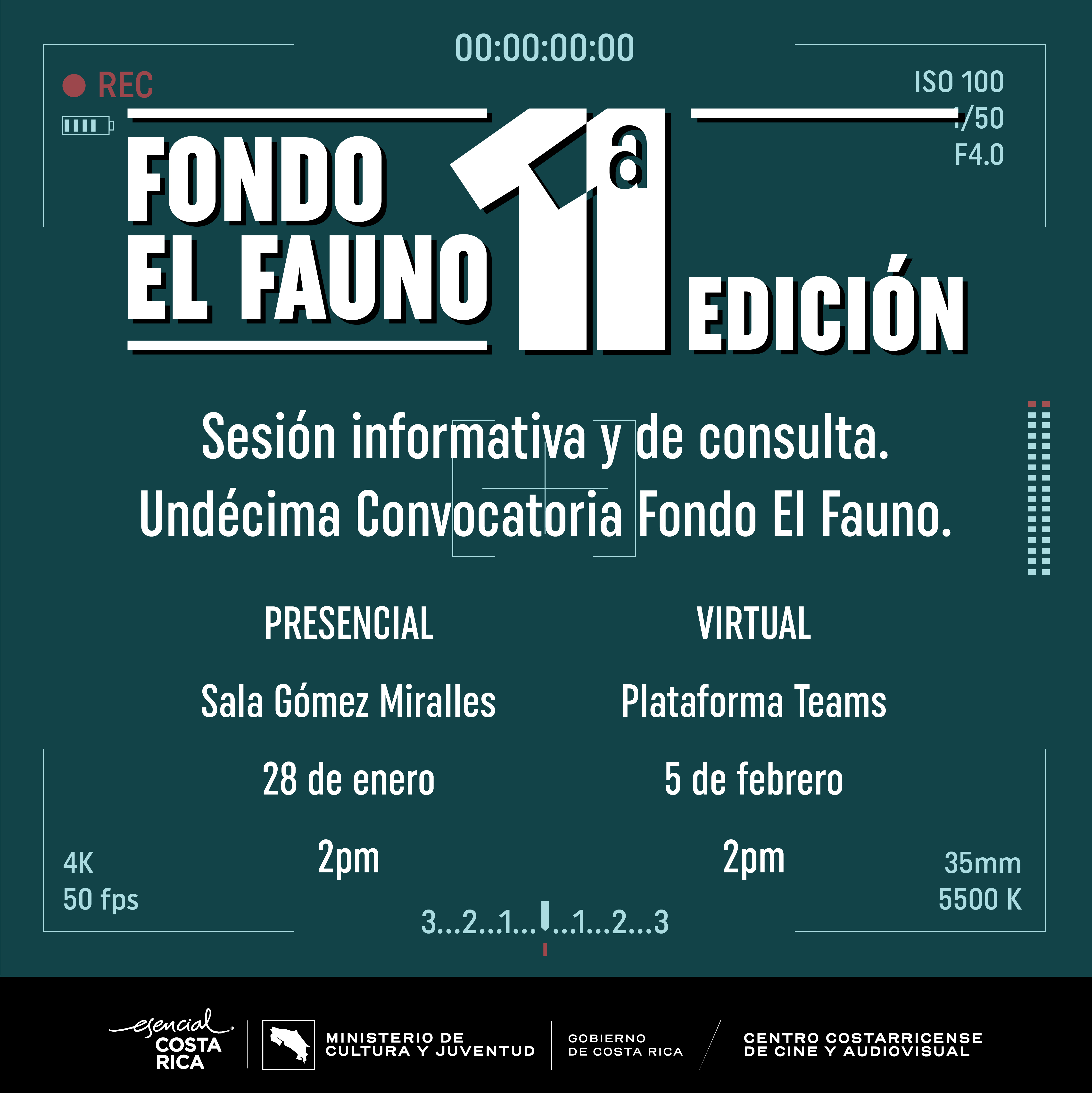 Sesión informativa | 11.ª convocatoria Fondo El Fauno