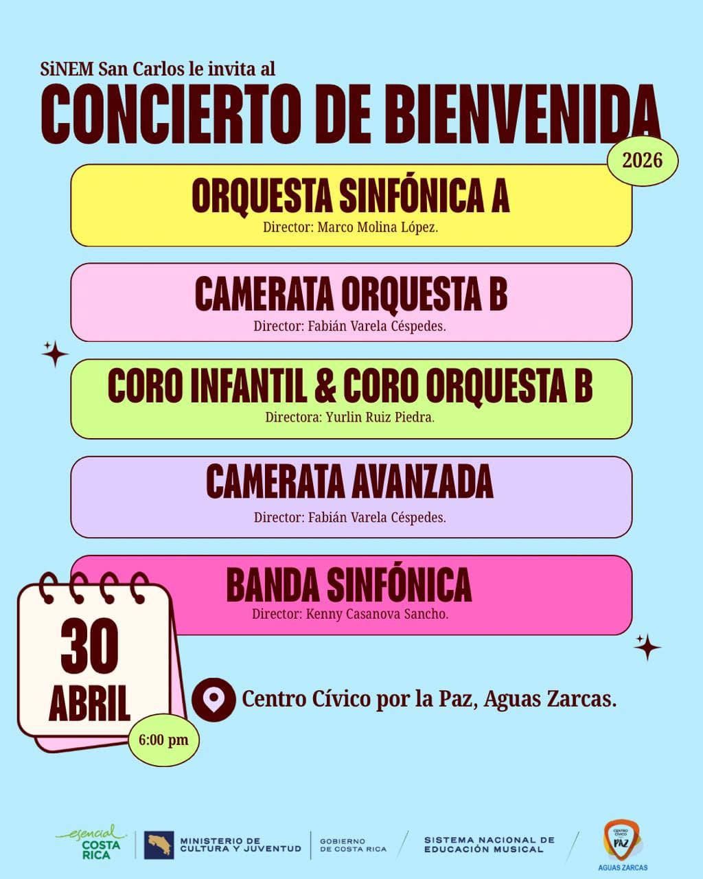 SINEM San Carlos | Concierto de Bienvenida