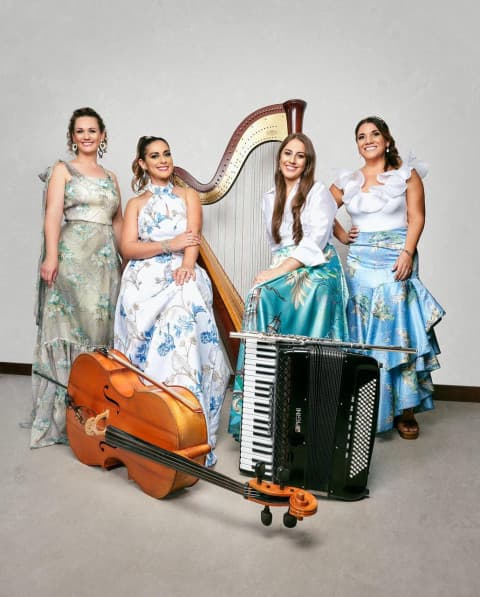 Música al Atardecer: Cuarteto Amasona (Acrónimo de cada nombre de las integrantes)