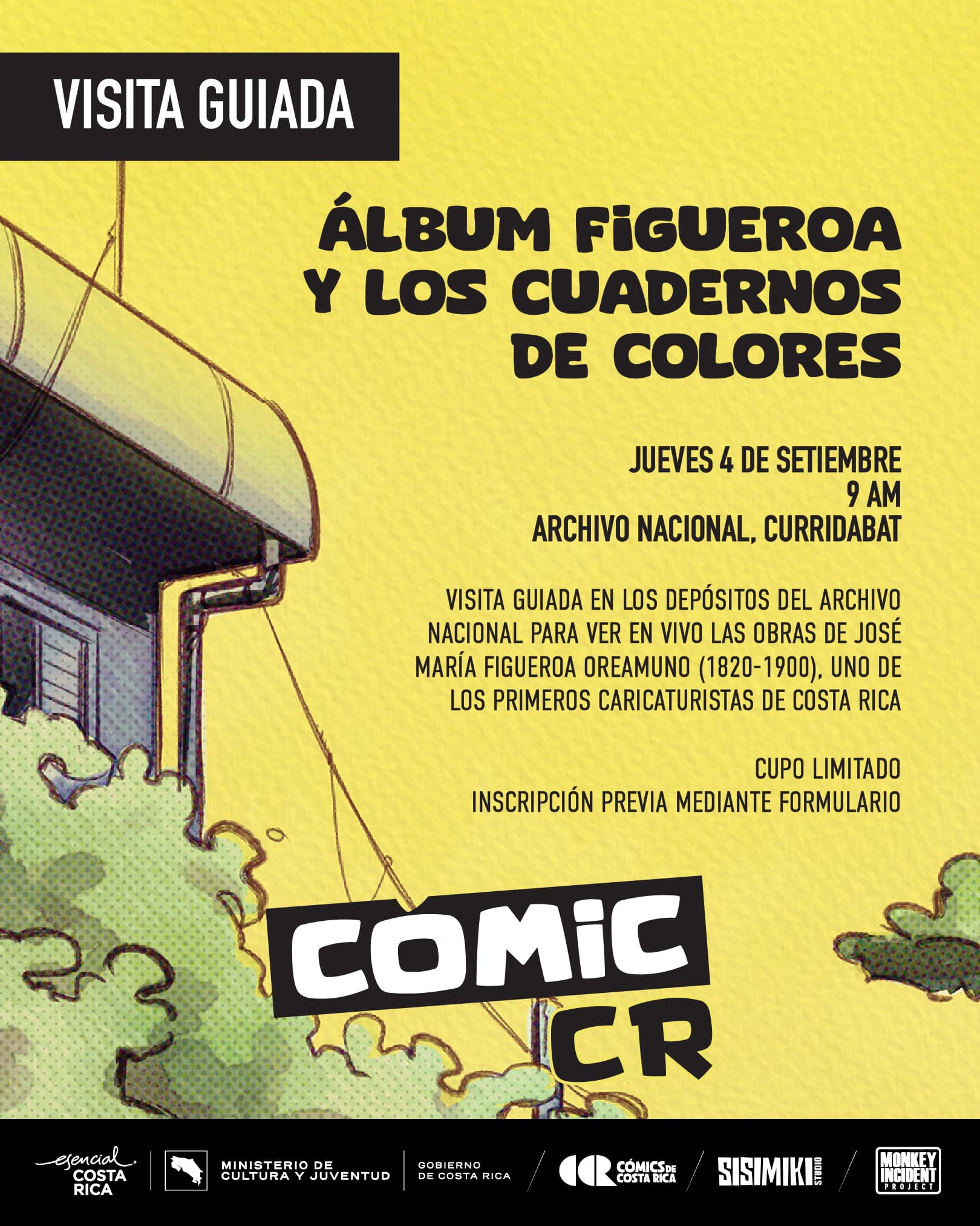 Gráfica de invitación a visita guiada