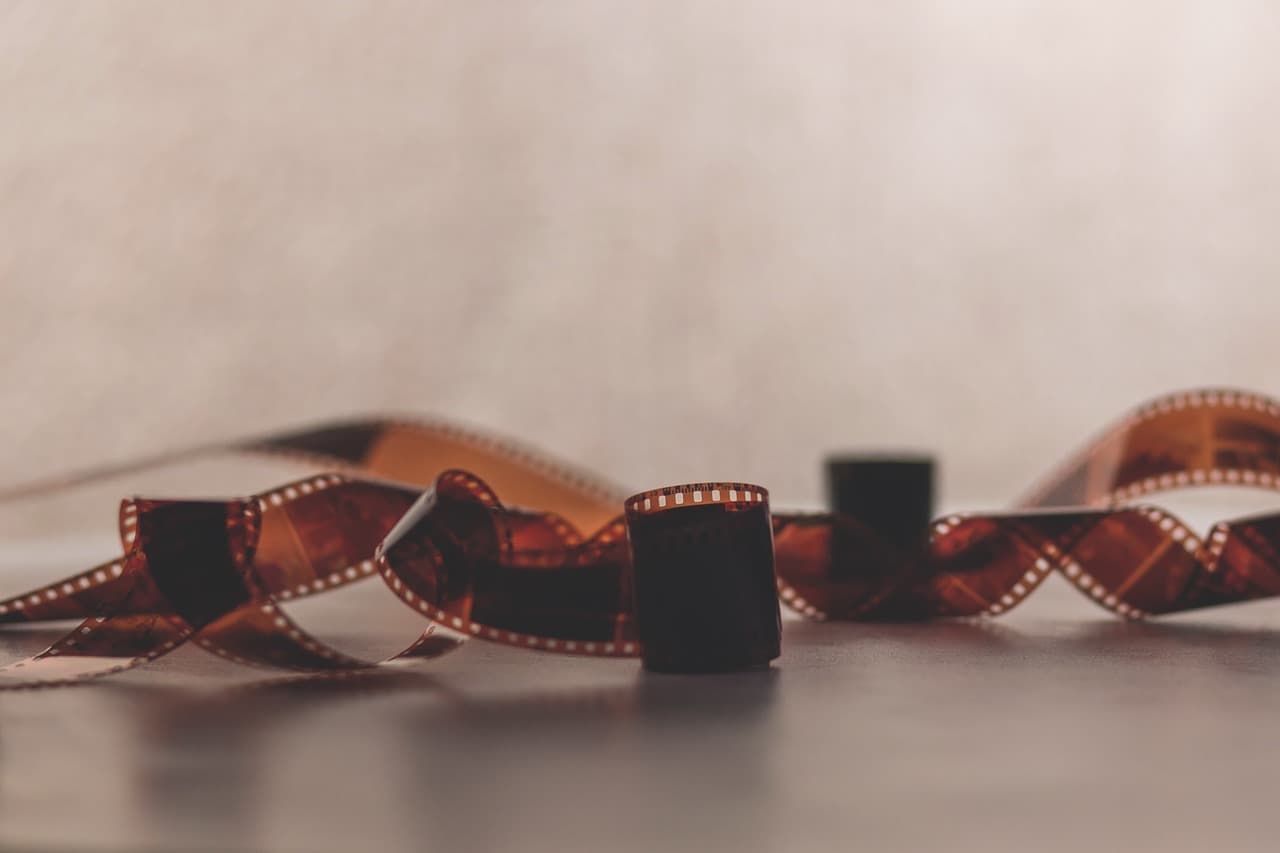 Rollo de video desenrollado